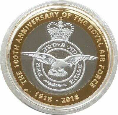RAF Royal Air Force Crested Military Commemorative Collectors Coin Gift Box 