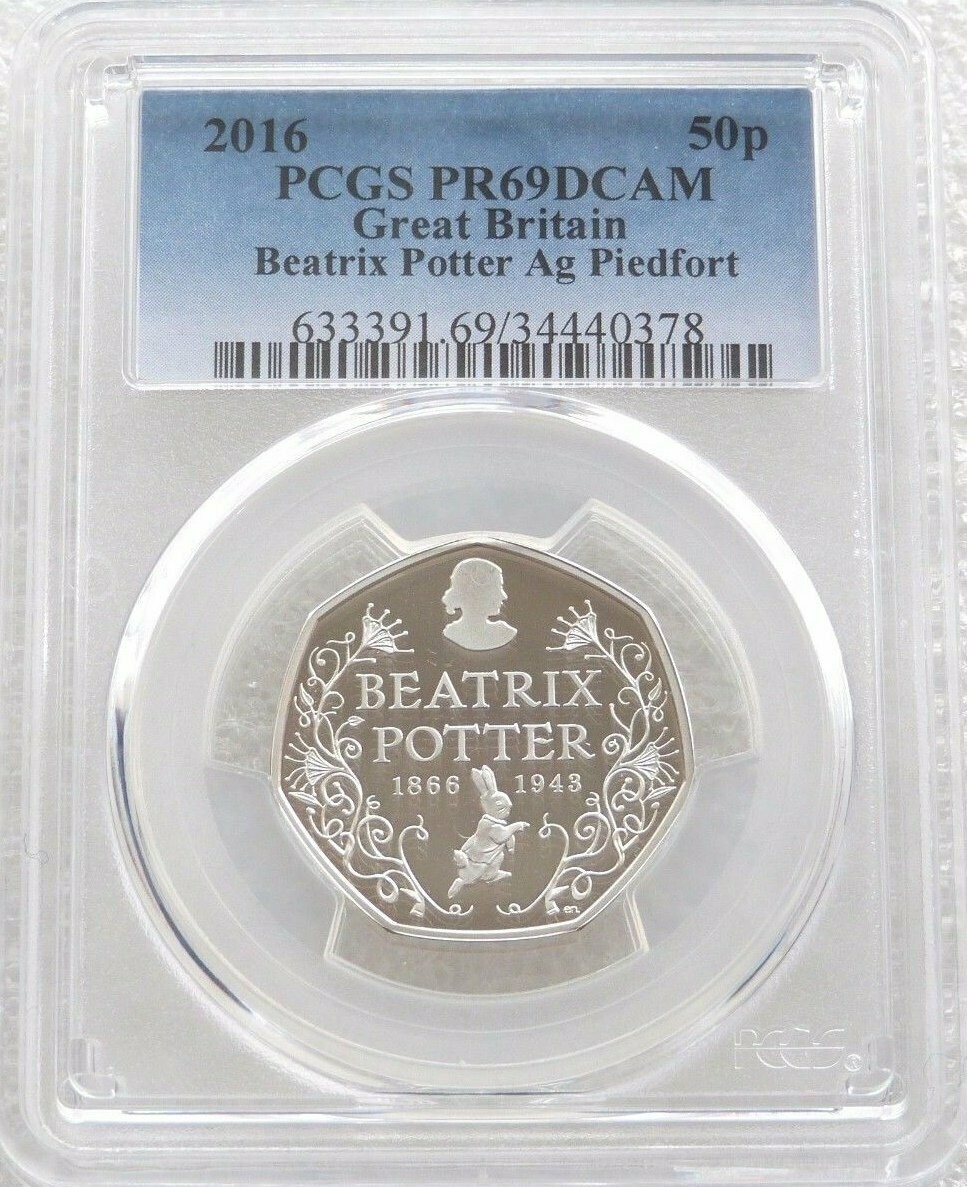 アンティークコイン コイン 金貨 銀貨 [] 2016 Great Britain Beatrix Potter 150th Anniversary  50p Fifty Pence Coin Pack 最大50%OFF
