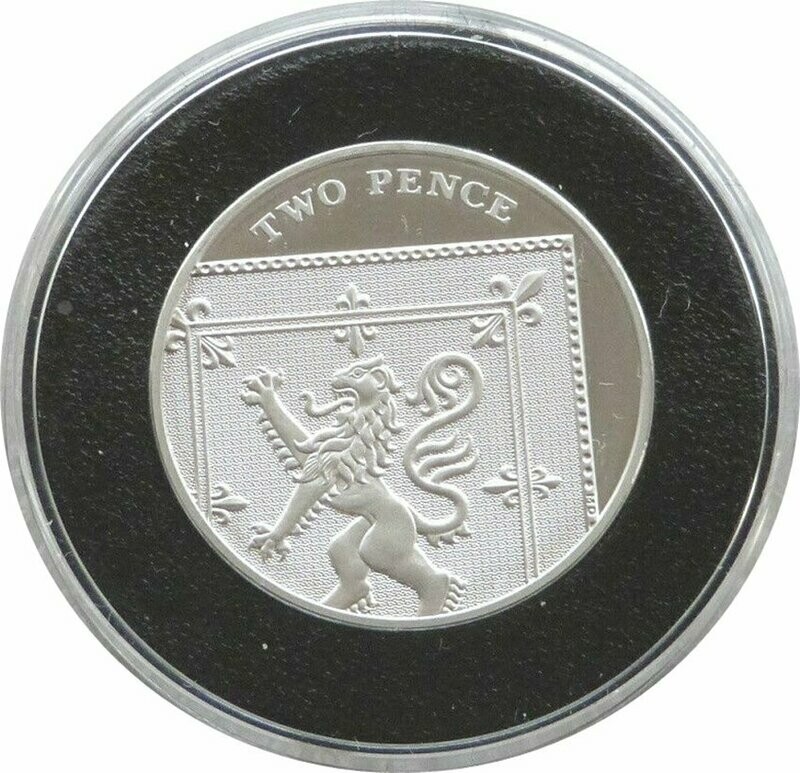 2008 Royal Shield of Arms Piedfort 2p Silver Proof Coin