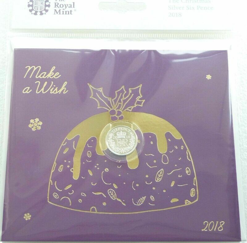 2018 Elizabeth II Christmas 6D Six Pence Silver Coin Pack - Third Time In 70 Years
