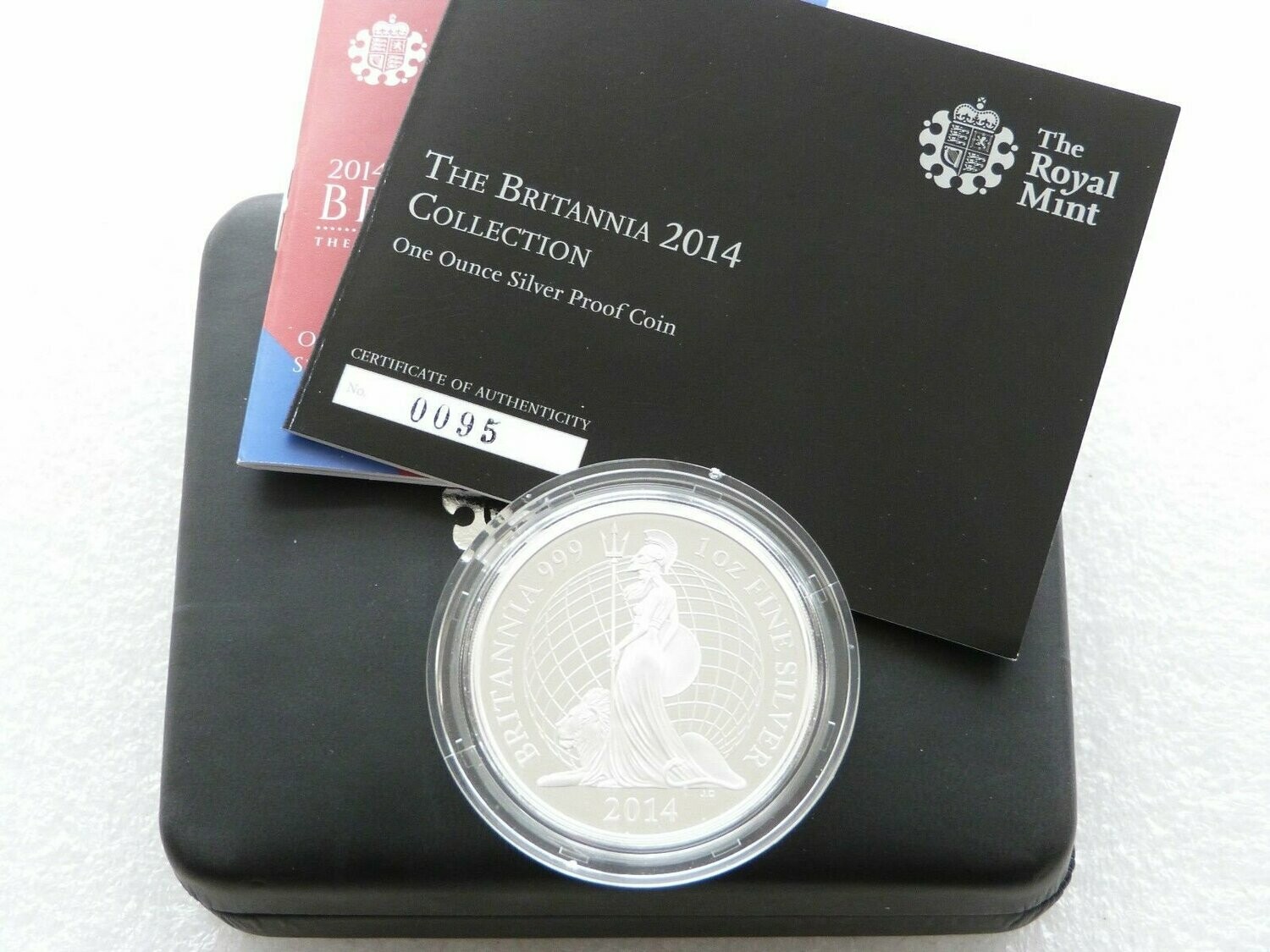 2014 Britannia £2 Silver Proof 1oz Coin Box Coa
