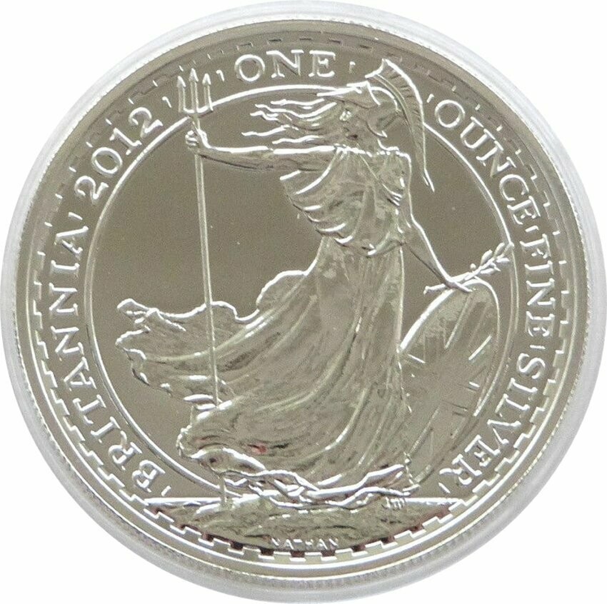 2012 Britannia £2 Silver Bullion 1oz Coin
