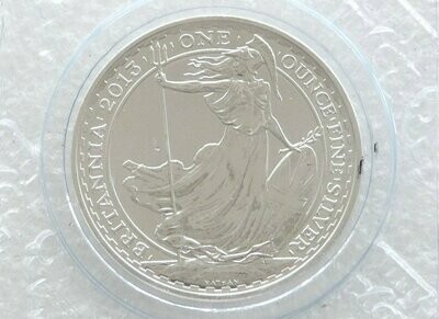 2013 Britannia £2 Silver Bullion 1oz Coin