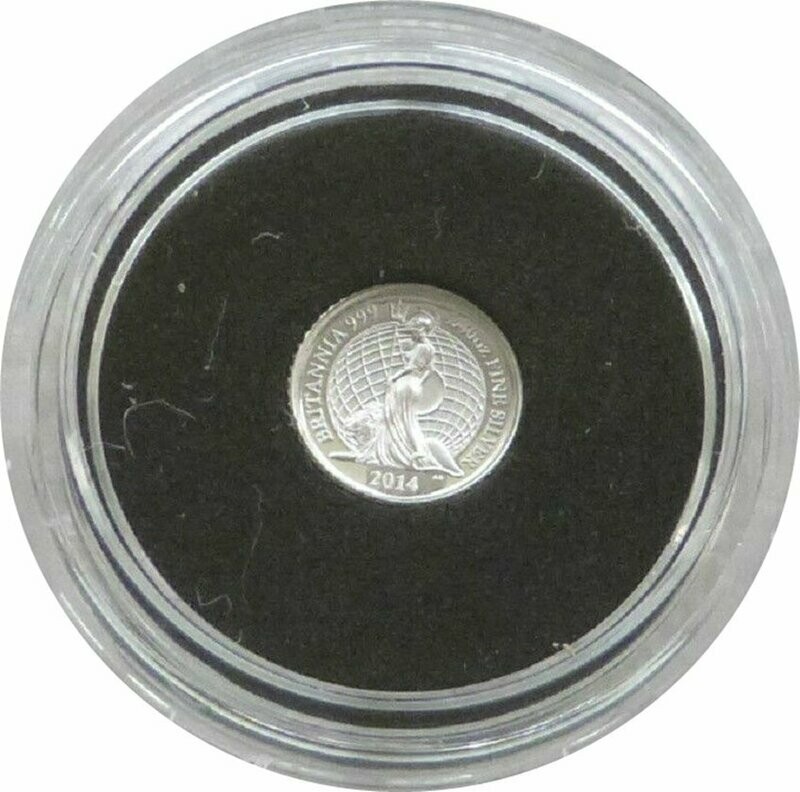 2014 Britannia 5p Silver Proof 1/40oz Coin