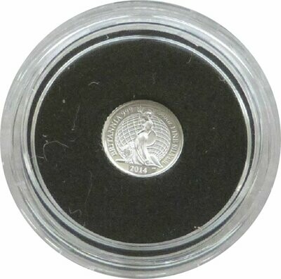 2014 Britannia 5p Silver Proof 1/40oz Coin