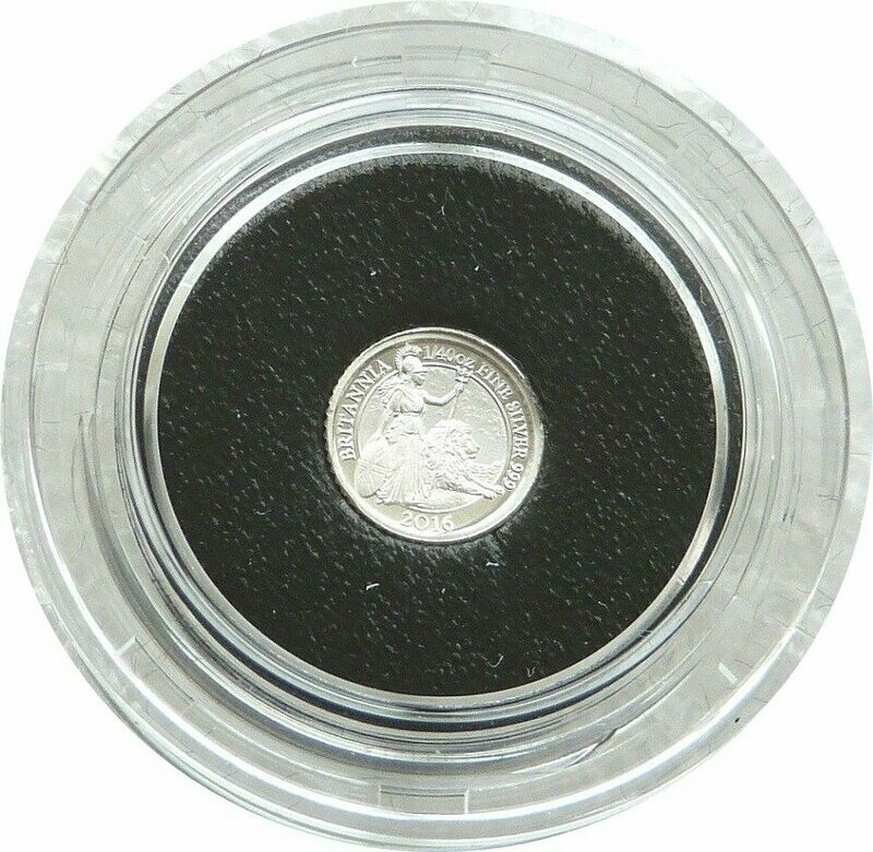 2016 Britannia 5p Silver Proof 1/40oz Coin