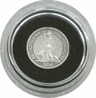 2014 Britannia 10p Silver Proof 1/20oz Coin