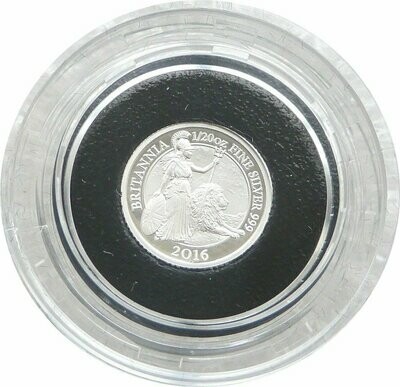 2016 Britannia 10p Silver Proof 1/20oz Coin