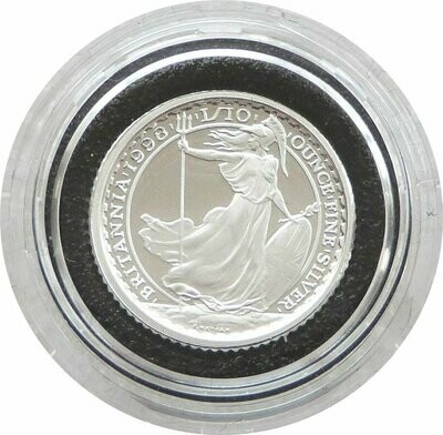 1998 Britannia 20p Silver Proof 1/10oz Coin