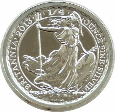 2013 Shipwreck S.S. Gairsoppa Britannia 50p Silver 1/4oz Coin