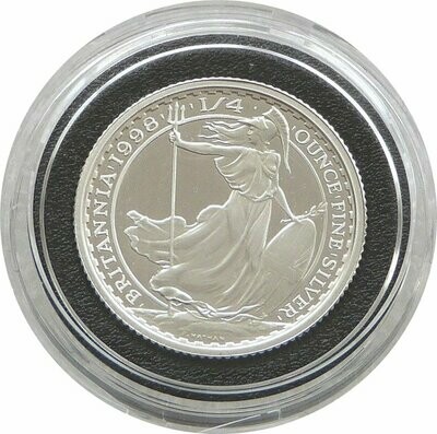 1998 Britannia 50p Silver Proof 1/4oz Coin