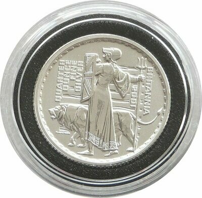 2001 Britannia 50p Silver Proof 1/4oz Coin