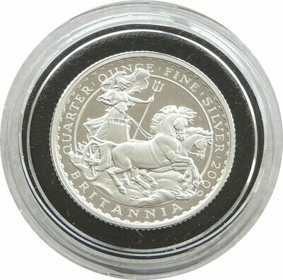 2009 Britannia 50p Silver Proof 1/4oz Coin