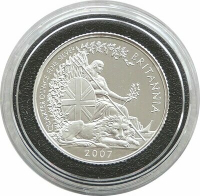 2007 Britannia 50p Silver Proof 1/4oz Coin