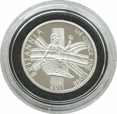 2011 Britannia 50p Silver Proof 1/4oz Coin