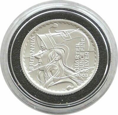2003 Britannia 50p Silver Proof 1/4oz Coin