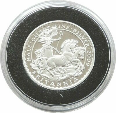 2009 Britannia £1 Silver Proof 1/2oz Coin
