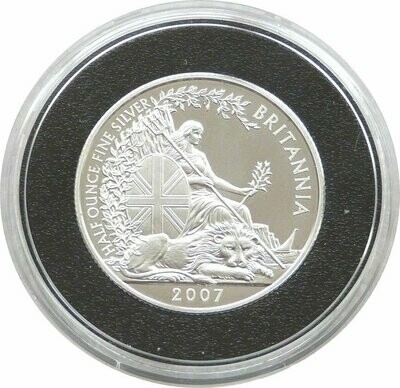2007 Britannia £1 Silver Proof 1/2oz Coin