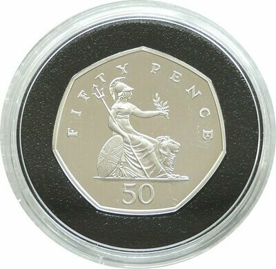 1997 Britannia Small 50p Silver Proof Coin
