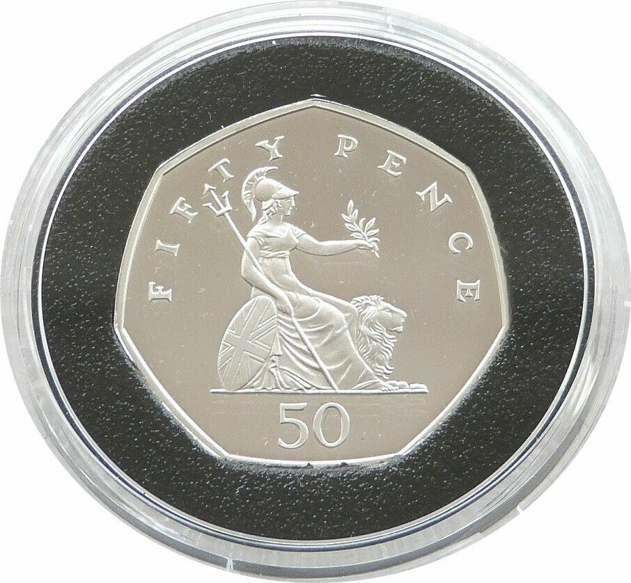 2000 Millennium Britannia 50p Silver Proof Coin
