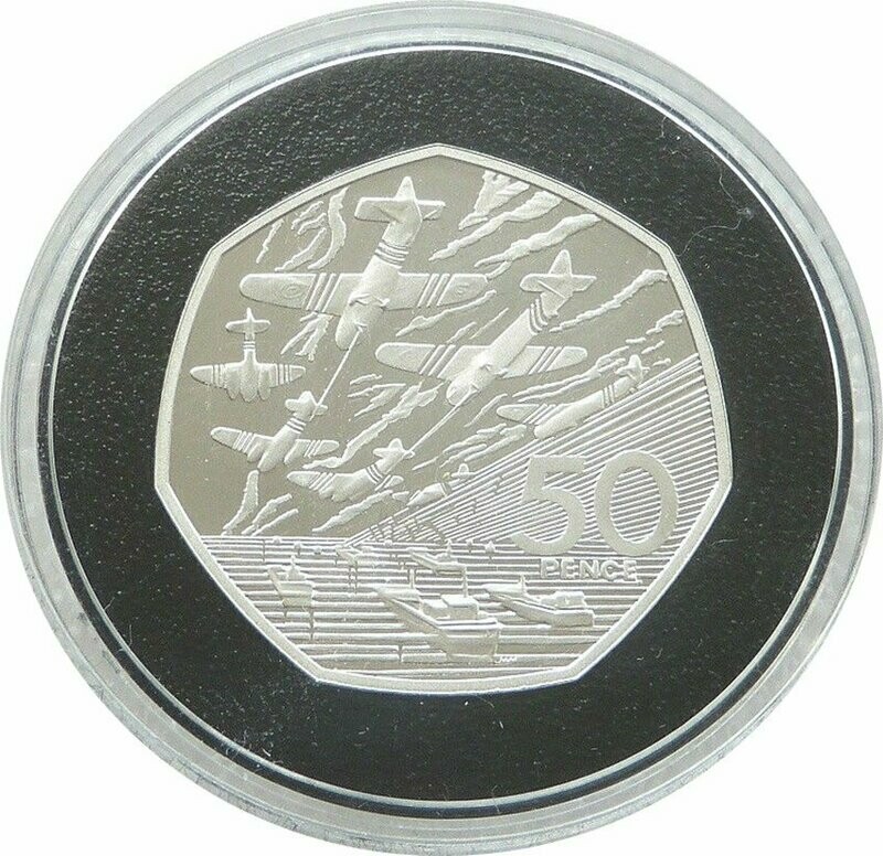 2009 D-Day Landings 50p Silver Proof Coin - 1994