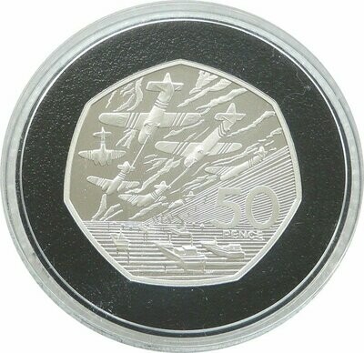 2009 D-Day Landings 50p Silver Proof Coin - 1994