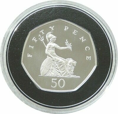 2009 Britannia 50p Silver Proof Coin
