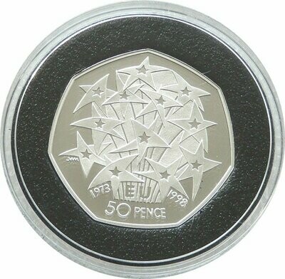 2009 EEC Membership 50p Silver Proof Coin - 1998