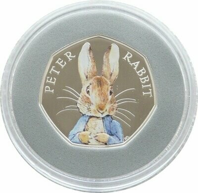 2016 Peter Rabbit 50p Silver Proof Coin Box Coa