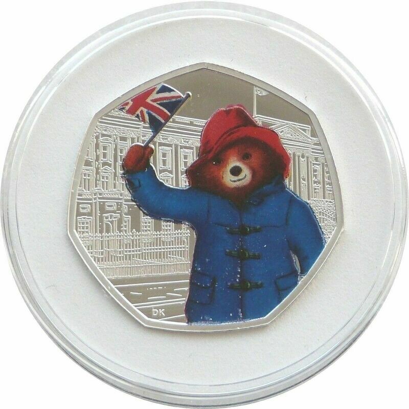 2018 Paddington at Buckingham Palace 50p Silver Proof Coin Box Coa 2018 Paddington at Buckingham Palace 50p Silver Proof Coin Box Coa