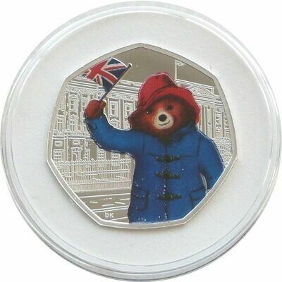 2018 Paddington at Buckingham Palace 50p Silver Proof Coin Box Coa