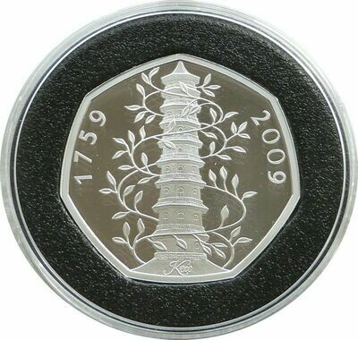 2019 Kew Gardens 50p Silver Proof Coin - Mintage 1,933