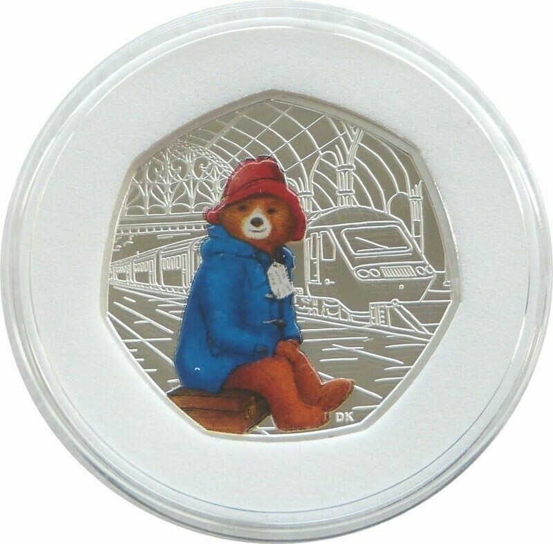 2018 Paddington at the Station 50p Silver Proof Coin Box Coa 2018 Paddington at the Station 50p Silver Proof Coin Box Coa
