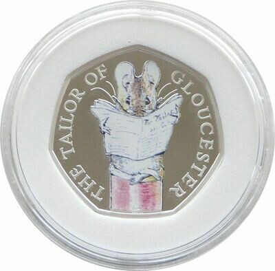 2018 Tailor of Gloucester 50p Silver Proof Coin Box Coa