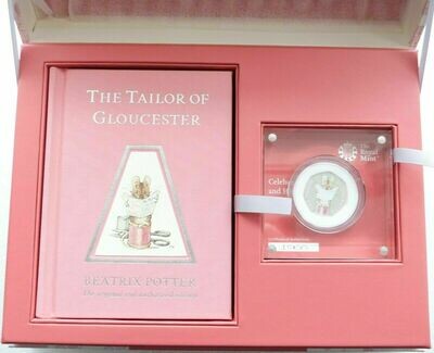 2018 Tailor of Gloucester Deluxe 50p Silver Proof Coin Box Coa
