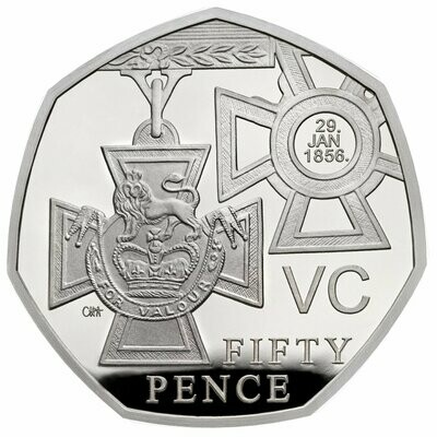 2019 Victoria Cross Award 50p Silver Proof Coin - 2006