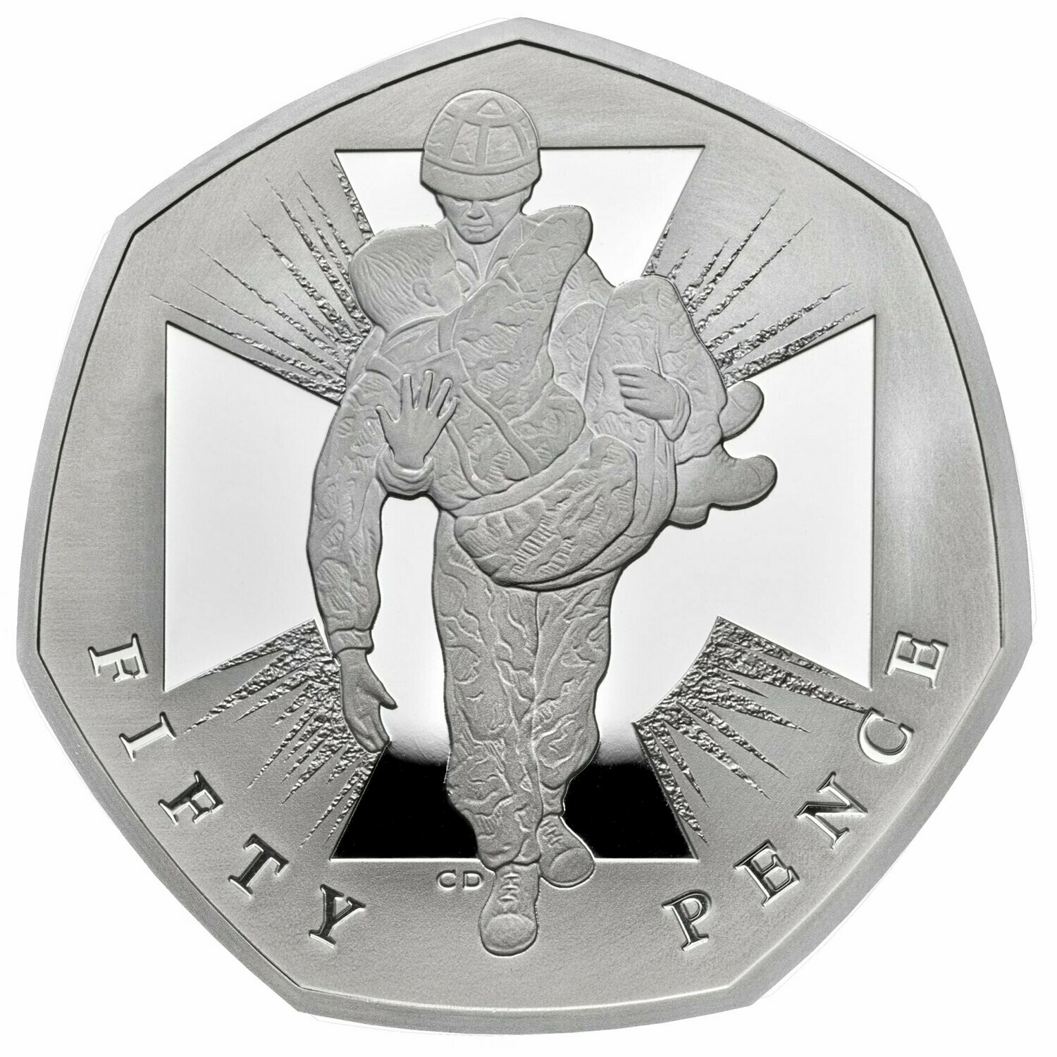 2019 Victoria Cross Heroic Acts 50p Silver Proof Coin - 2006