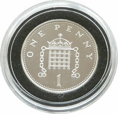 2000 Portcullis 1p Silver Proof Coin