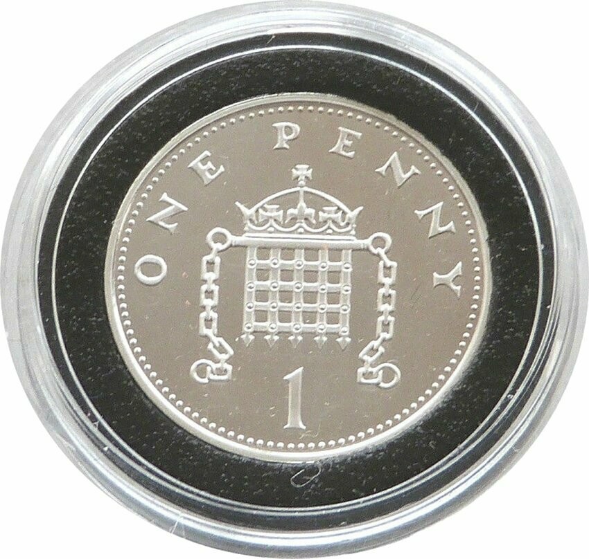 2006 Portcullis 1p Silver Proof Coin