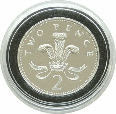2000 Millennium Prince of Wales 2p Silver Proof Coin