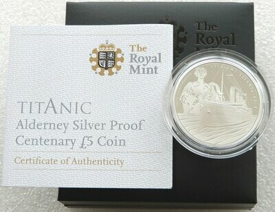 2012 Alderney Century Titanic Commemorative Coin By The
