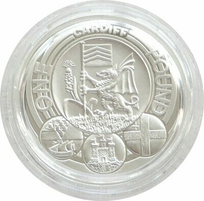 2011 Capital Cities of the UK Cardiff £1 Silver Proof Coin