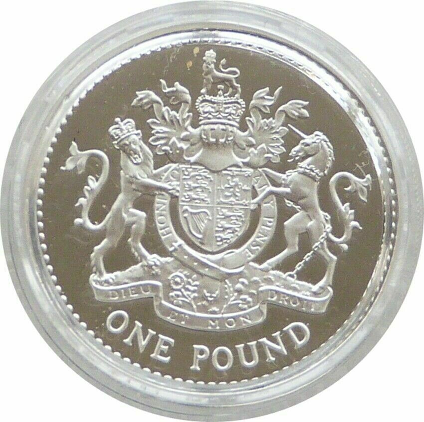 2013 Royal Arms £1 Silver Proof Coin
