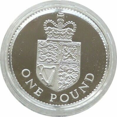 2013 Crowned Royal Shield £1 Silver Proof Coin