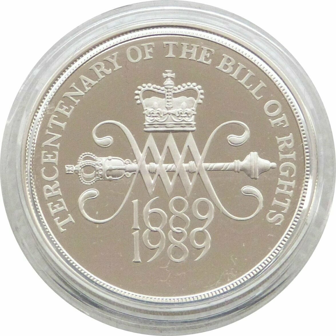 1989 Bill of Rights £2 Silver Proof Coin