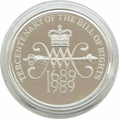 1989 Bill of Rights £2 Silver Proof Coin