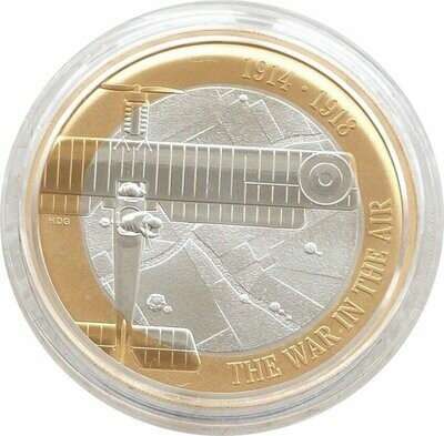 2017 First World War Aviation £2 Silver Proof Coin Box Coa