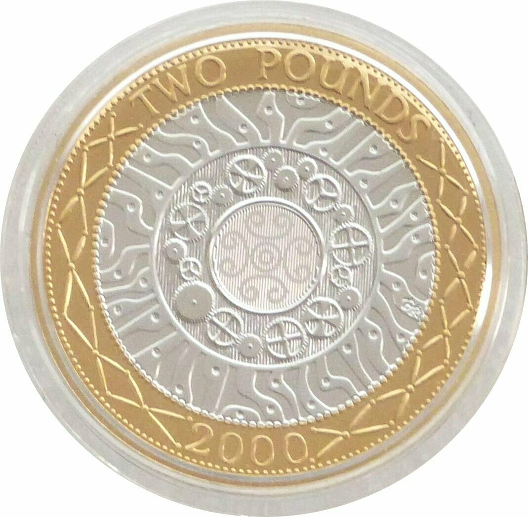 2000 Shoulders of Giants £2 Silver Proof Coin