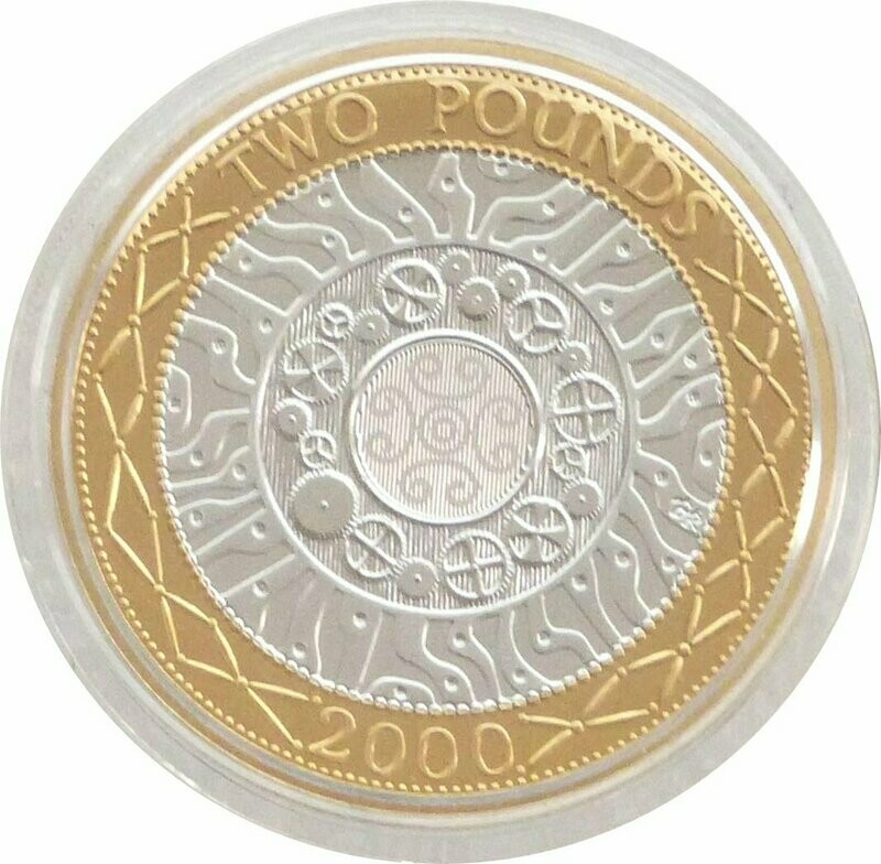 2000 Shoulders of Giants £2 Silver Proof Coin