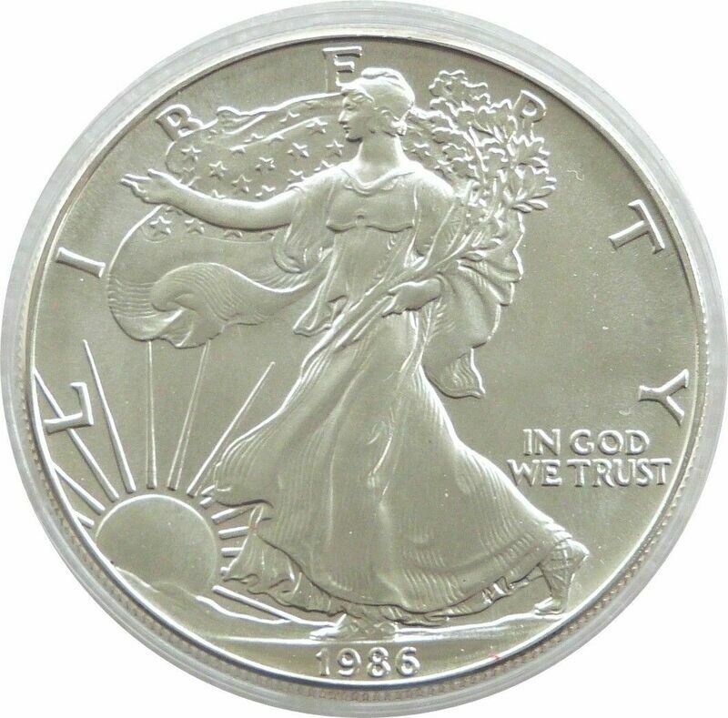 1986 American Eagle $1 Silver 1oz Coin - First Year of Issue 1986 American Eagle $1 Silver 1oz Coin - First Year of Issue